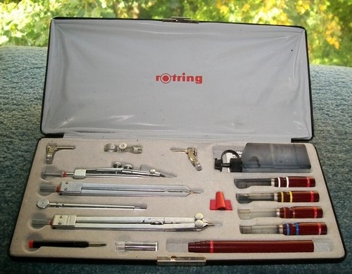Rotring zirkelbesteck mit - rotring,