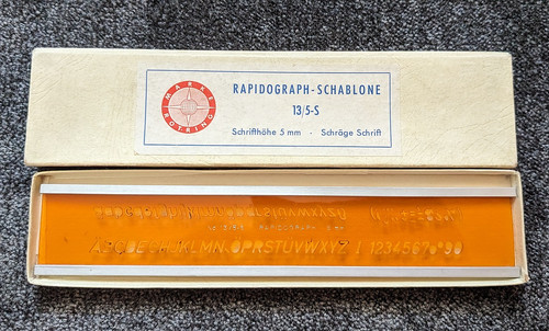 Radiograph schablone rotring - radiograph-schablone,