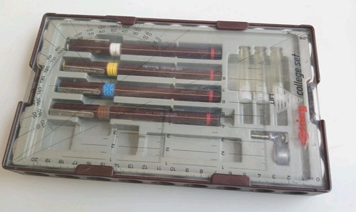 Vintage rotring etui isograph - vintage,