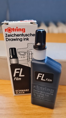 Rotring tusche schwarz flfilm - tusche,