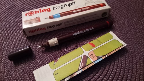 Rotring isograph 25 mm - ,
